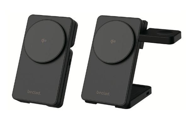 beclad. Kabelloser Ladeständer (Qi2)
