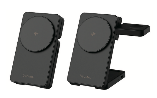 beclad. Kabelloser Ladeständer (Qi2)